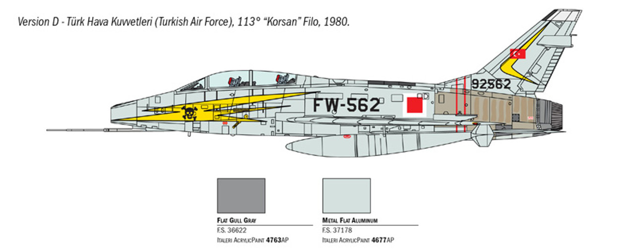 1/72 F-100F SUPER SABRE - 1398