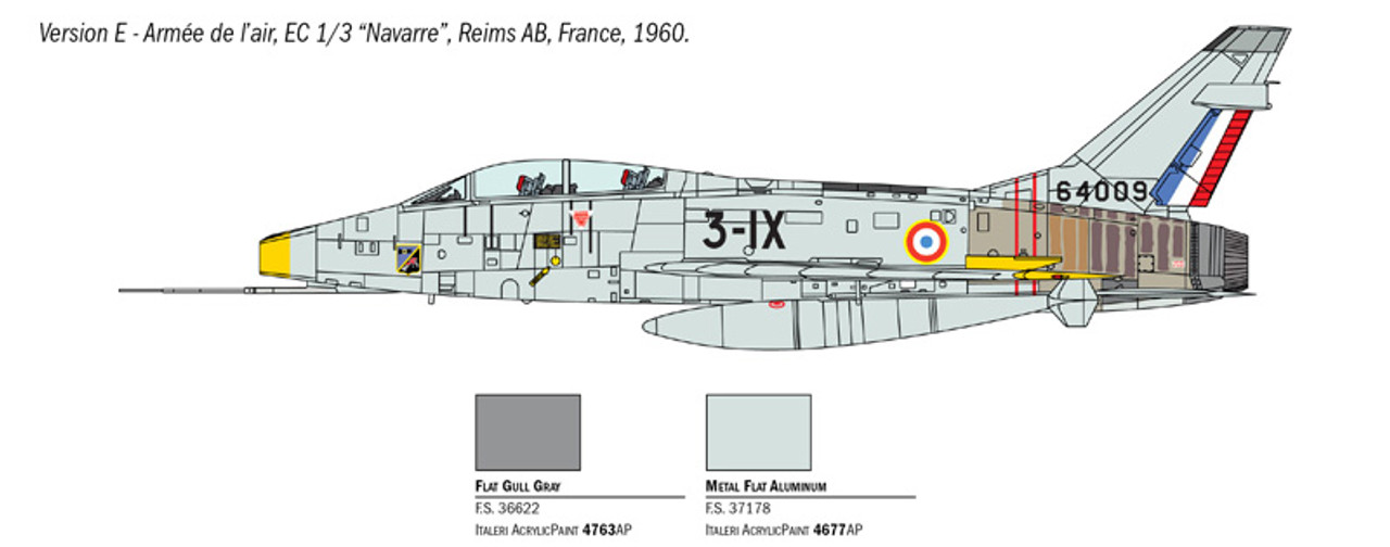 1/72 F-100F SUPER SABRE - ITA1398