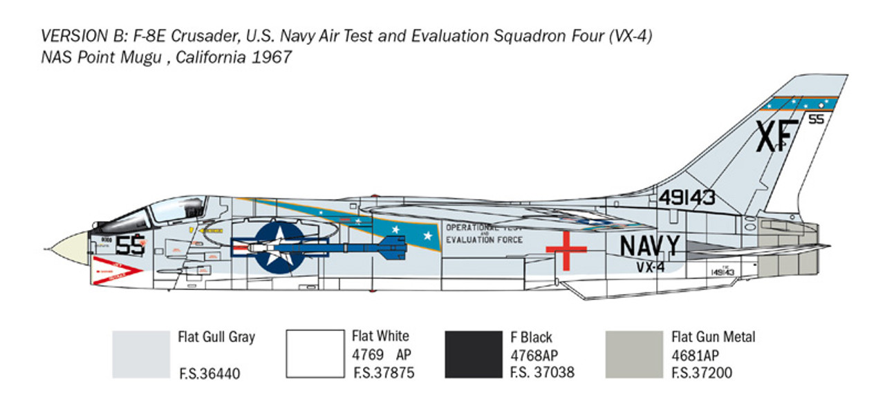 1/72 F-8E CRUSADER - ITA1456