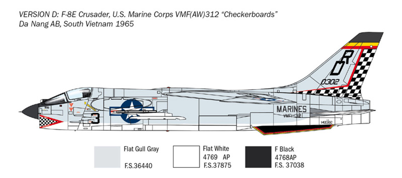 1/72 F-8E CRUSADER - ITA1456