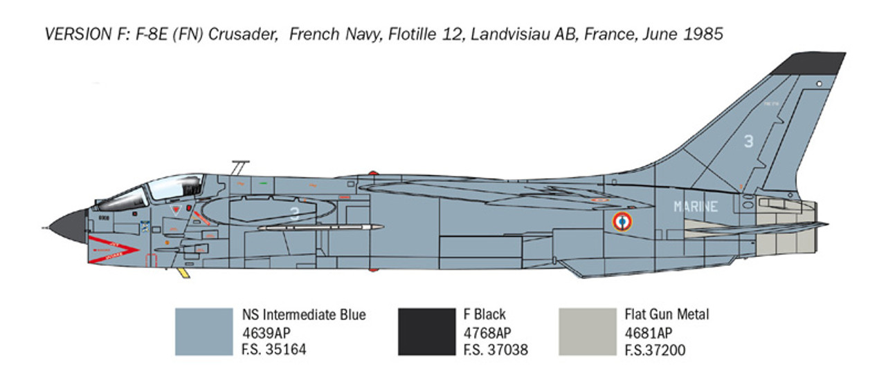 1/72 F-8E CRUSADER - ITA1456