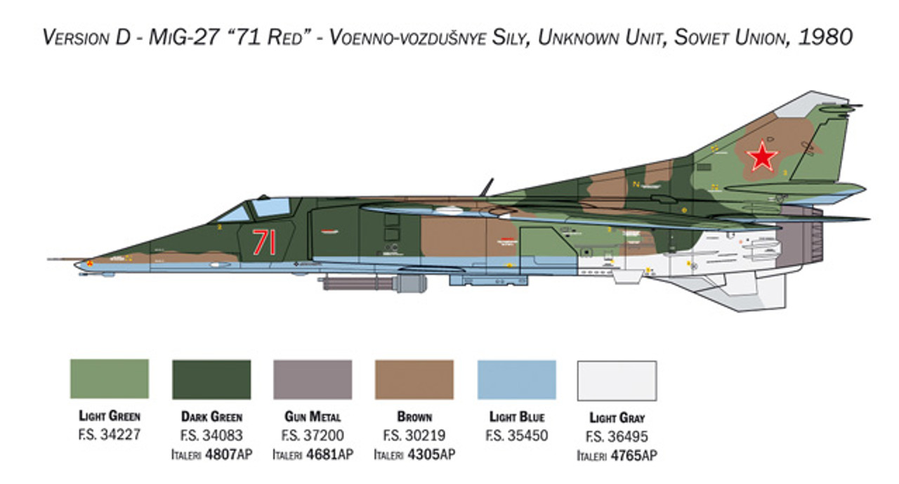 1/48 MIG-23BN MIG-27D FLOGGER - 2817