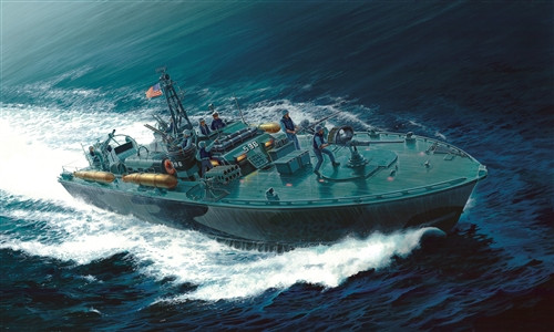 1/35 エルコ80 魚雷艇 PT-596 &クルーのセット(訳あり) 1/35 ELCO 80' TORPEDO BOAT PT-596 PRM EDITION - ITA5602
