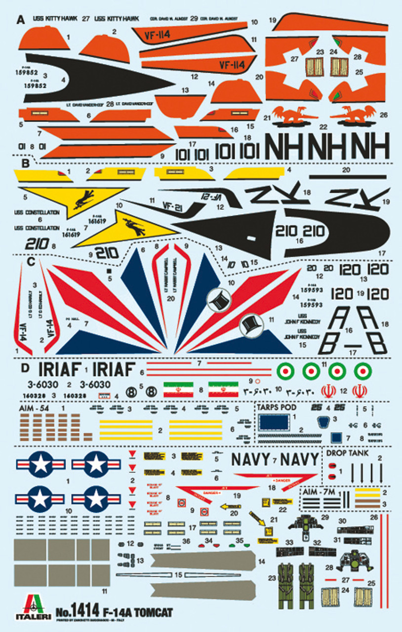 1/72 F-14A "TOMCAT" - ITA1414