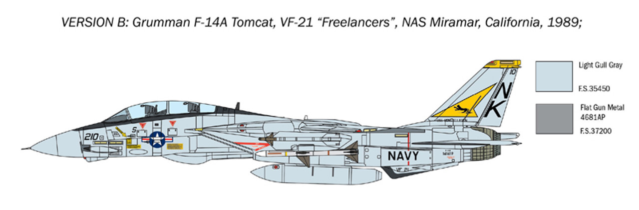 1/72 F-14A "TOMCAT" - ITA1414