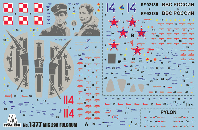 1/72 MiG-29A "FULCRUM" - ITA1377