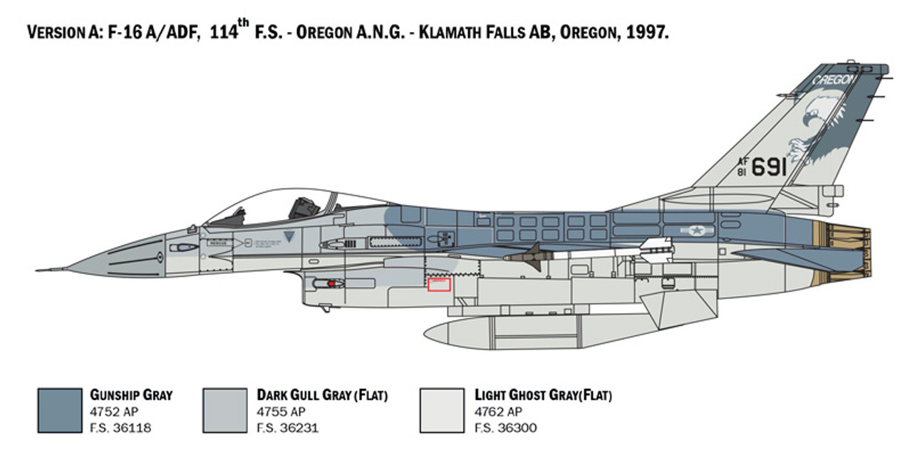 1/48 F-16A FIGHTING FALCON - 2786