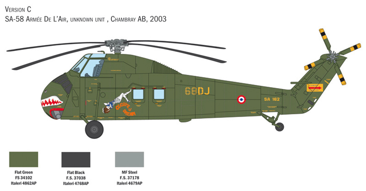 1/48 H-34A "PIRATE"/UH-34D U.S. MARINES - 2776