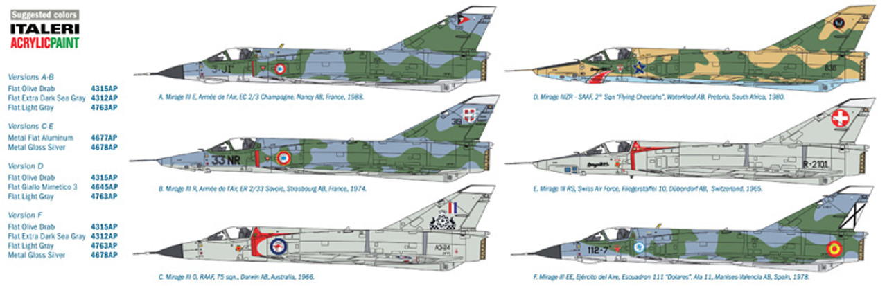 1/32 MIRAGE III E/R - 2510