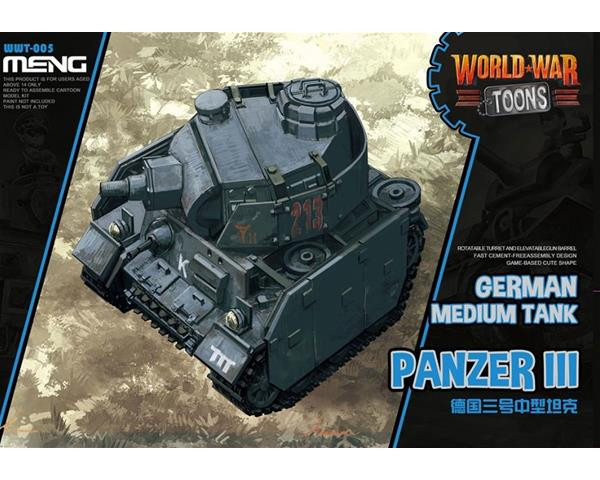 Toon Tank: German Medium Tank Panzer III - WWT005