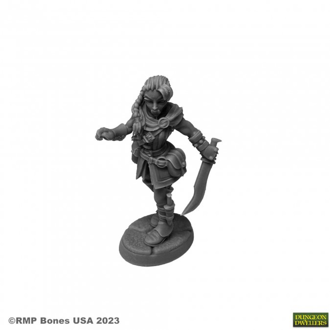 07098 - Bones USA Dungeon Dwellers: Emrul Gozgul, Half-Orc Rogue