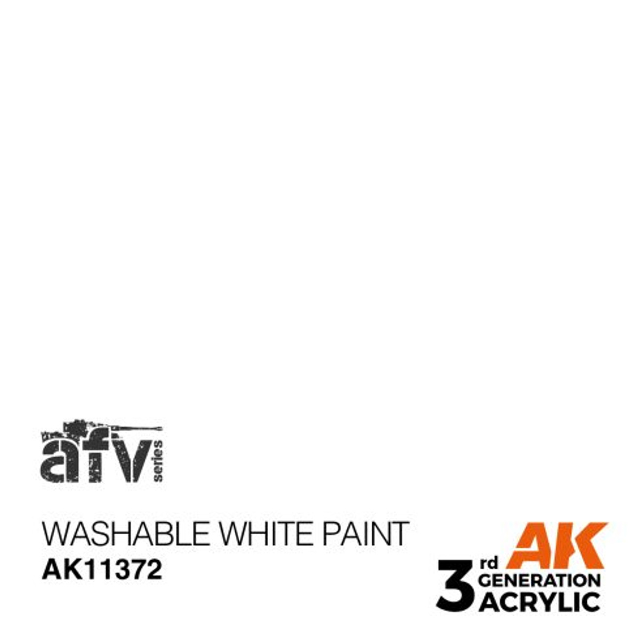 3G AFV 372 - Washable White Paint