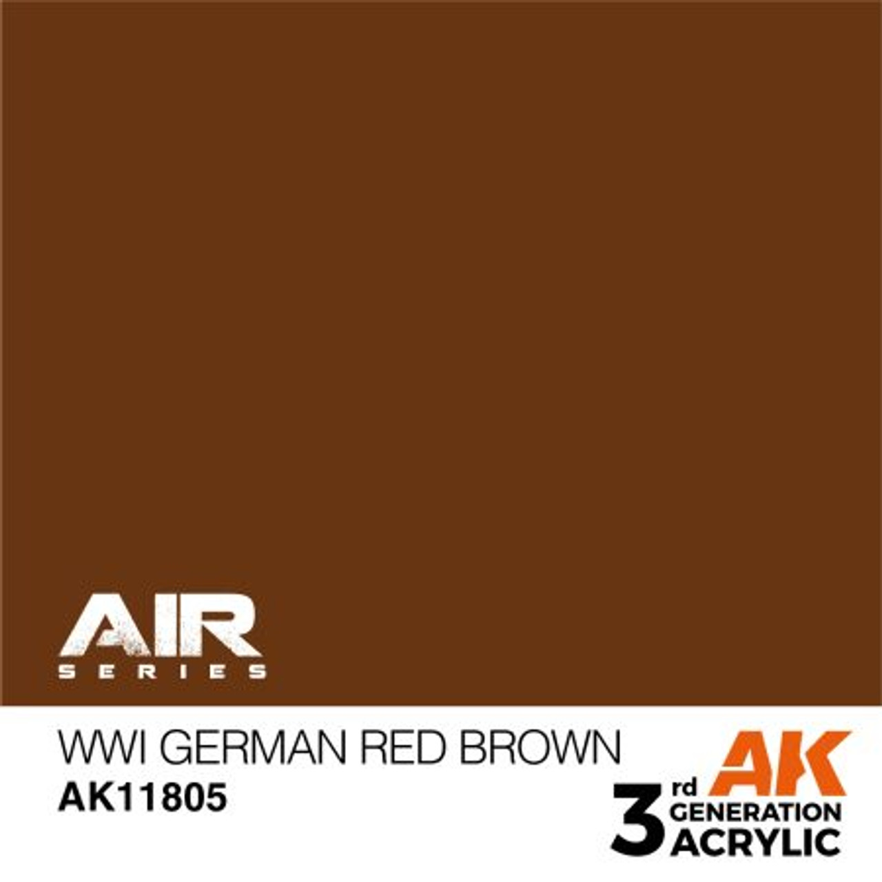 3G Air 005 - WWI German Red Brown- AK11805