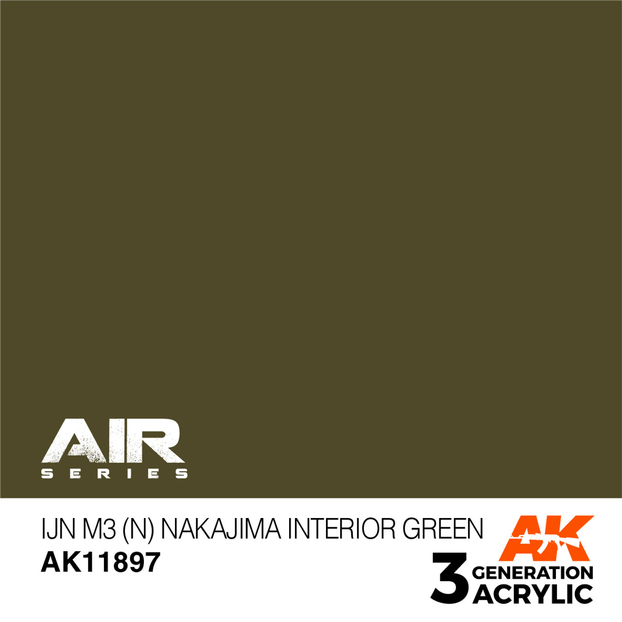 3G Air 097 - IJN M3 (N) Nakajima Interior Green - AK11897