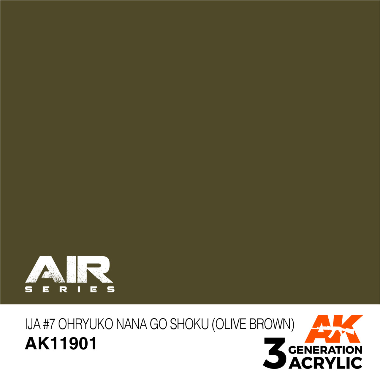 3G Air 101 - IJA #7 Ohryuko Nana Go Shoku (Olive Brown) - AK11901