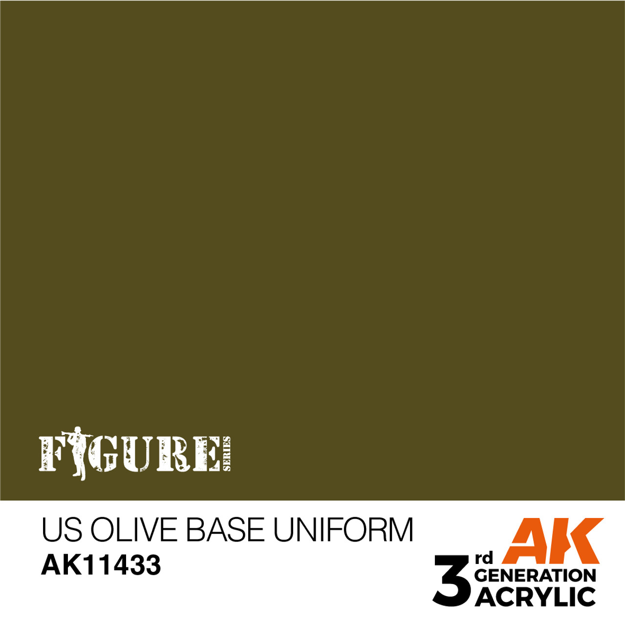 3G FIG 433 - US Olive Base Uniform