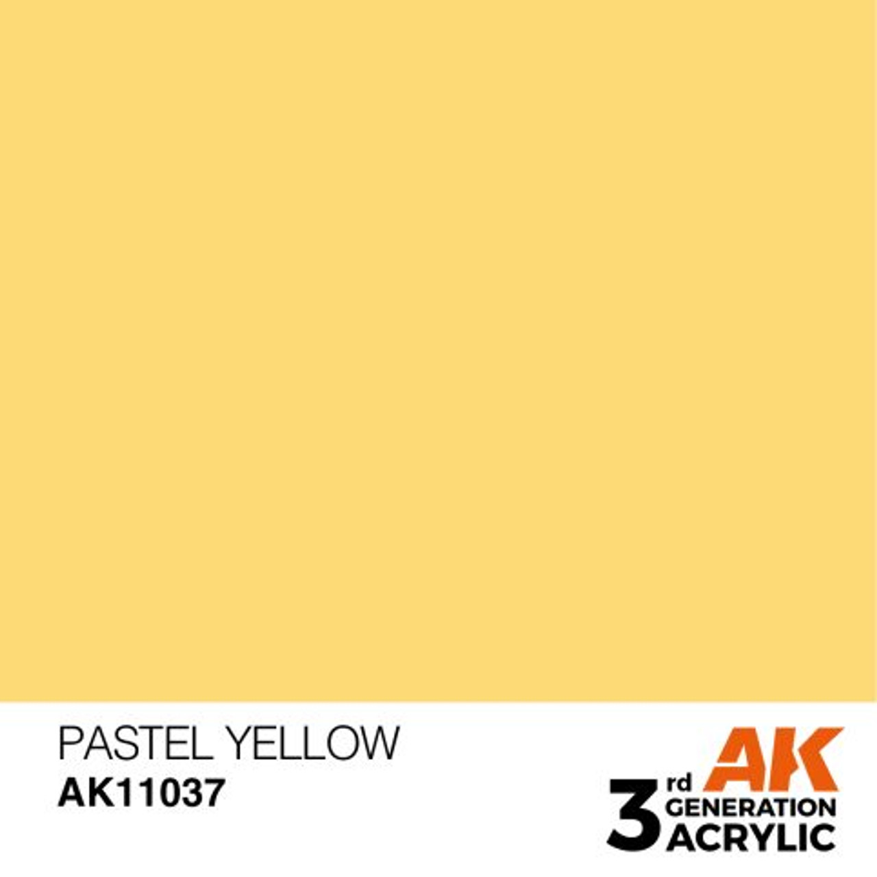 3G 037 -  Pastel Yellow - AK11037