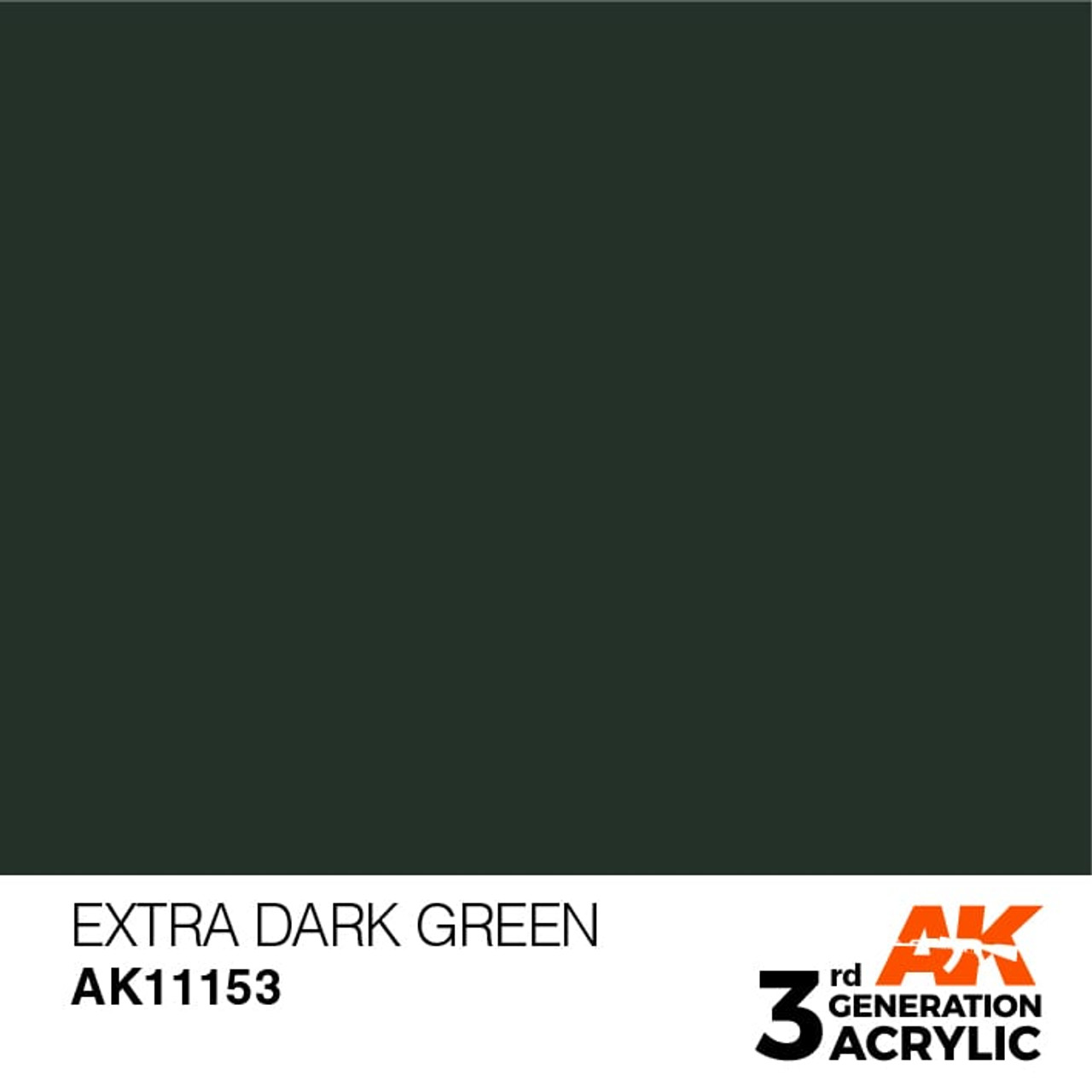 3G 153 -  Extra Dark Green - AK11153