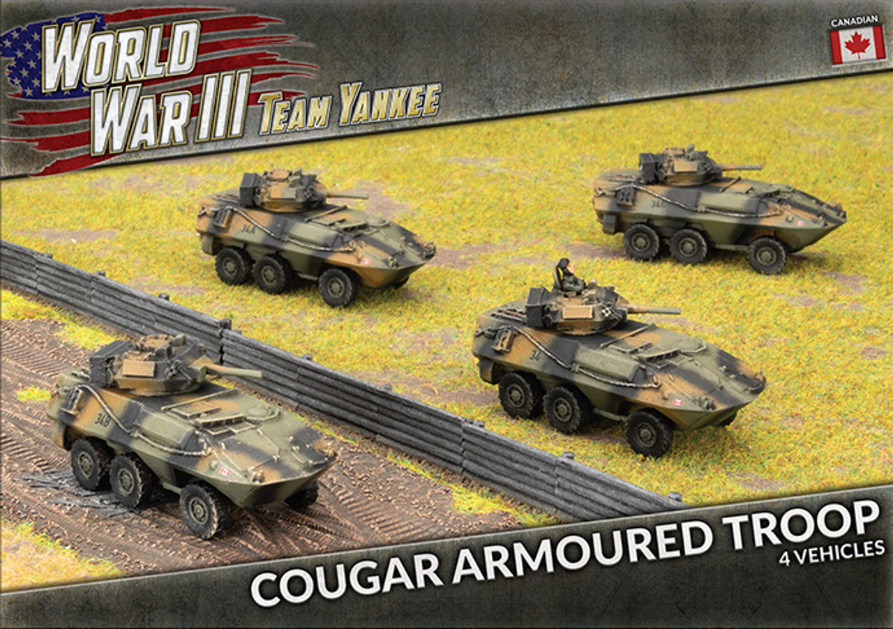 15mm Canadian Cougar Armoured Troop - TCBX03