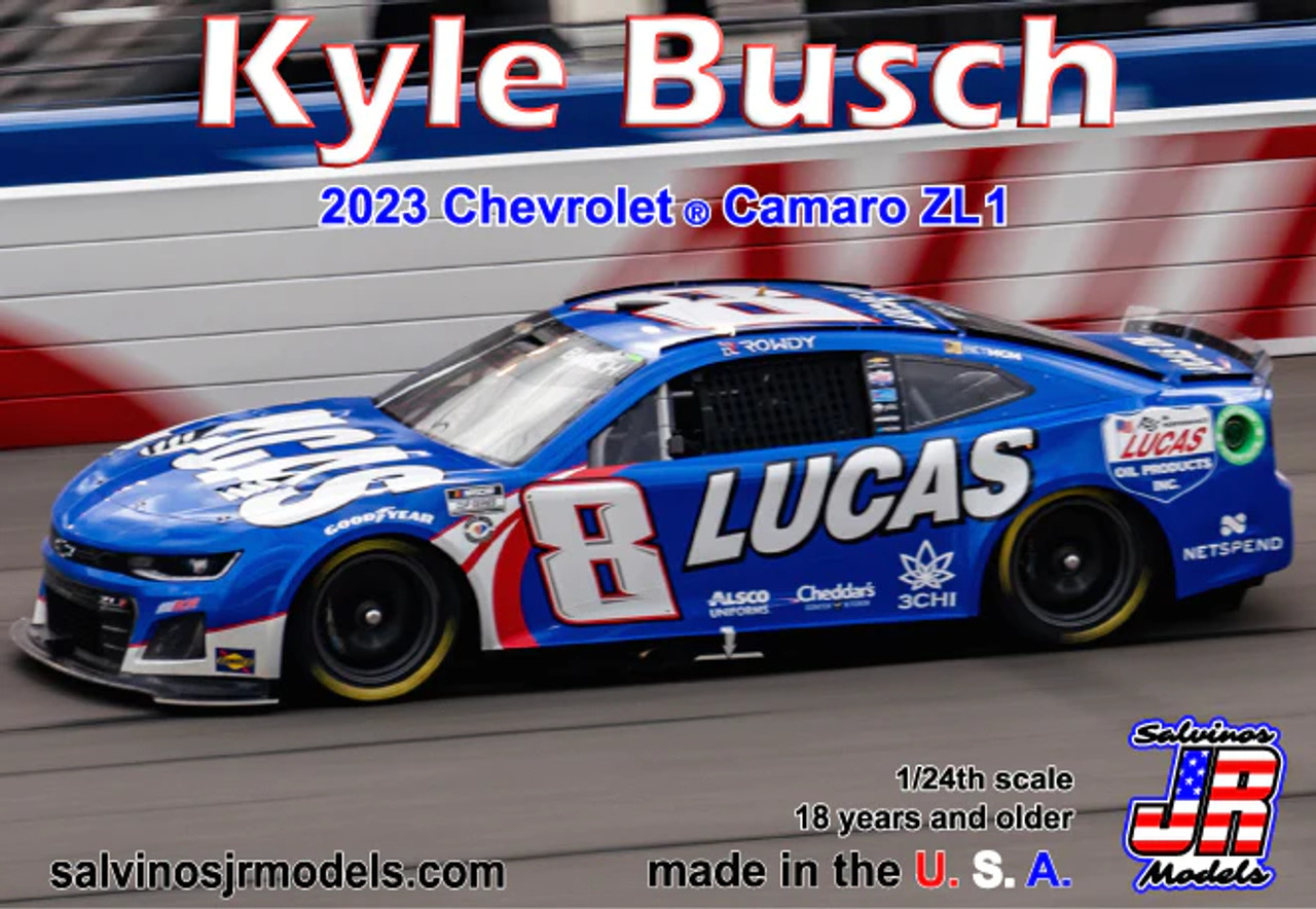 1/24 Richard Childress Racing Kyle Busch #8 Lucas Oil 2023 Chevrolet Camaro