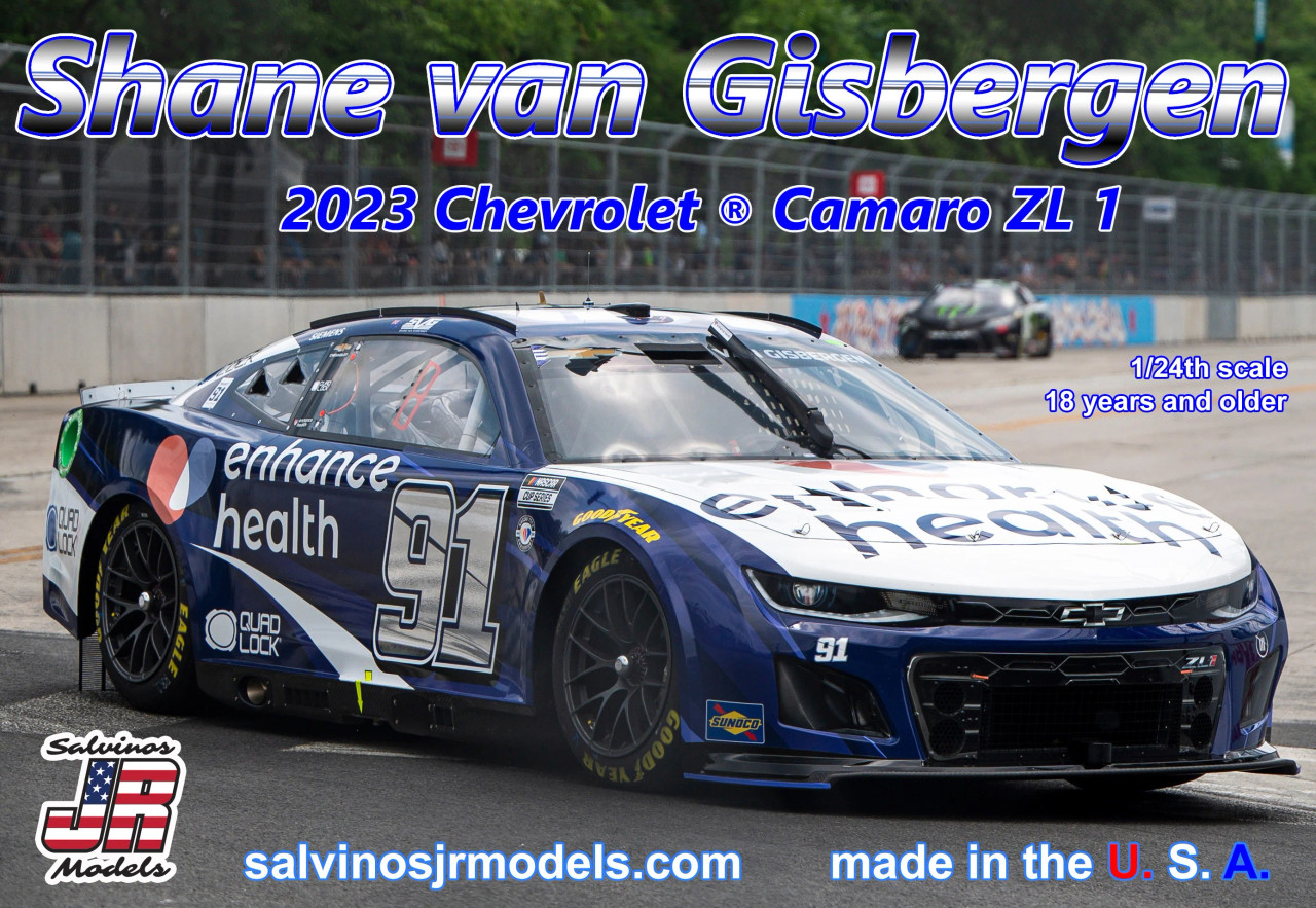 1/24 Trackhouse Racing 2023 "SVG" Shane Van Gisbergen Chicago Winner.