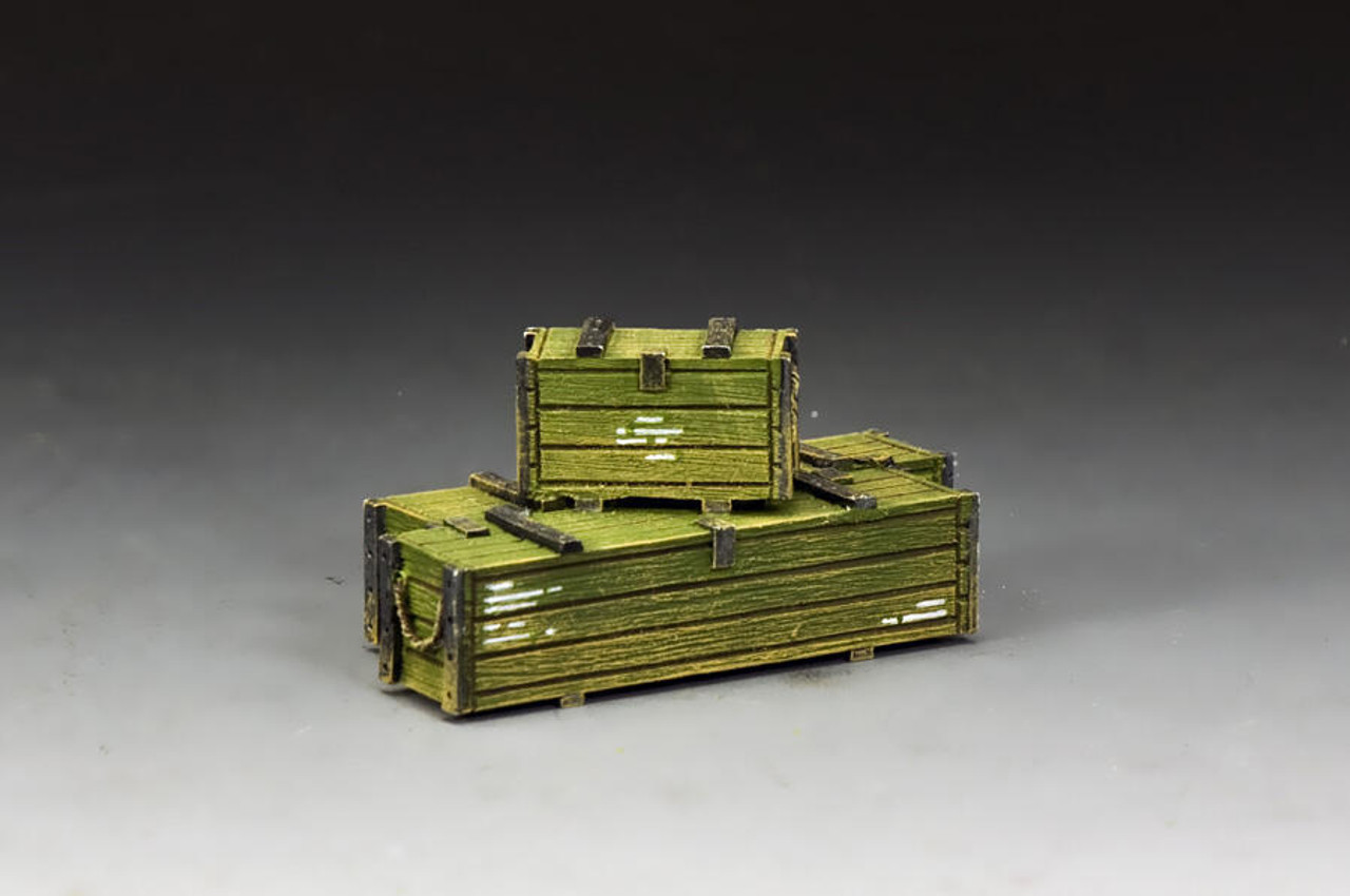 VN185 - Wooden Ammunition & Weapons Crates (Olive Drab Colour)
