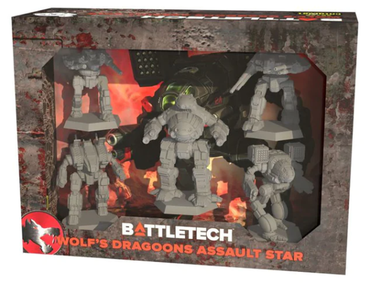 BattleTech: Miniature Force Pack - Wolf's Dragoons Assault Star - 35741