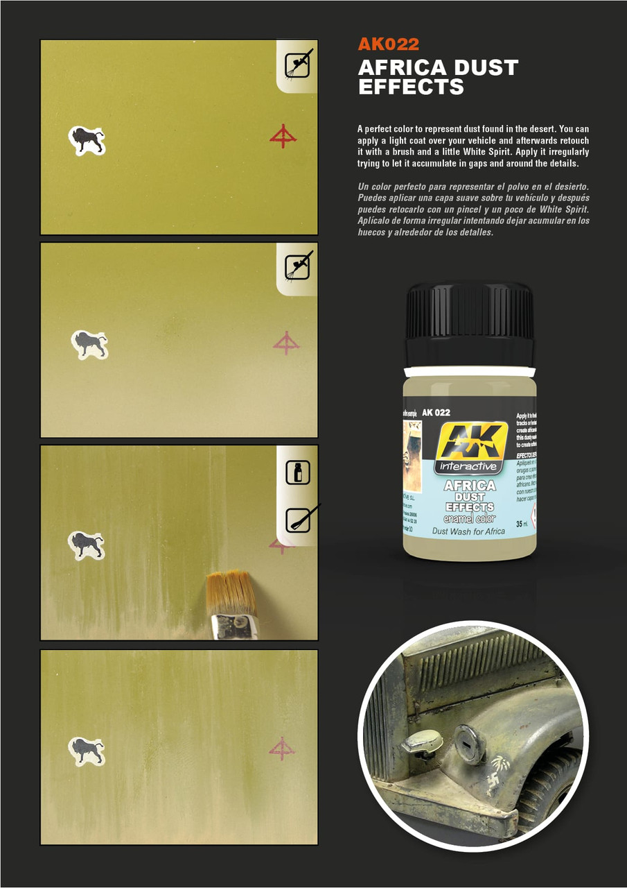 AK Weathering AK022 - Africa Dust Effects