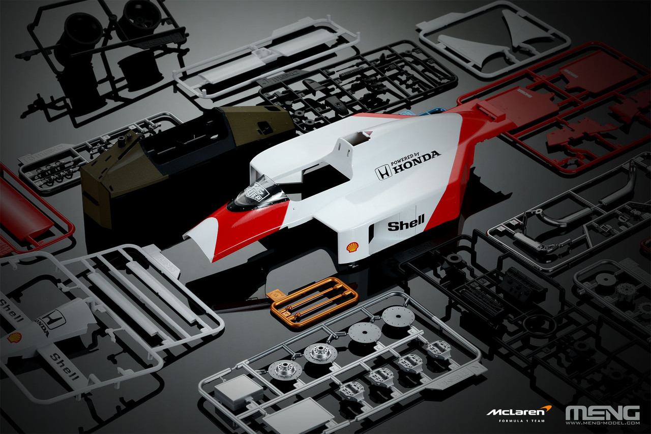 McLaren MP4/4 1988 1/12スケール 1/12 McLaren MP4/4 1988 (Pre-colored Edition) - Brookhurst