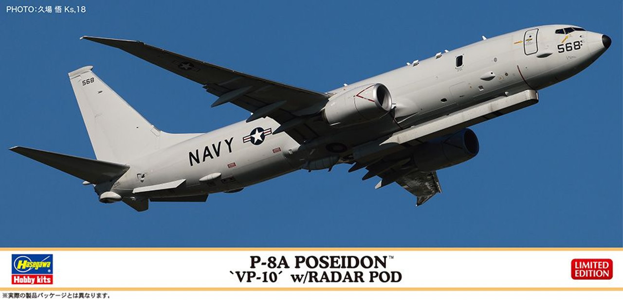 1/200 P-8A Poseidon 'VP-10 with Radar Pod' - 10856