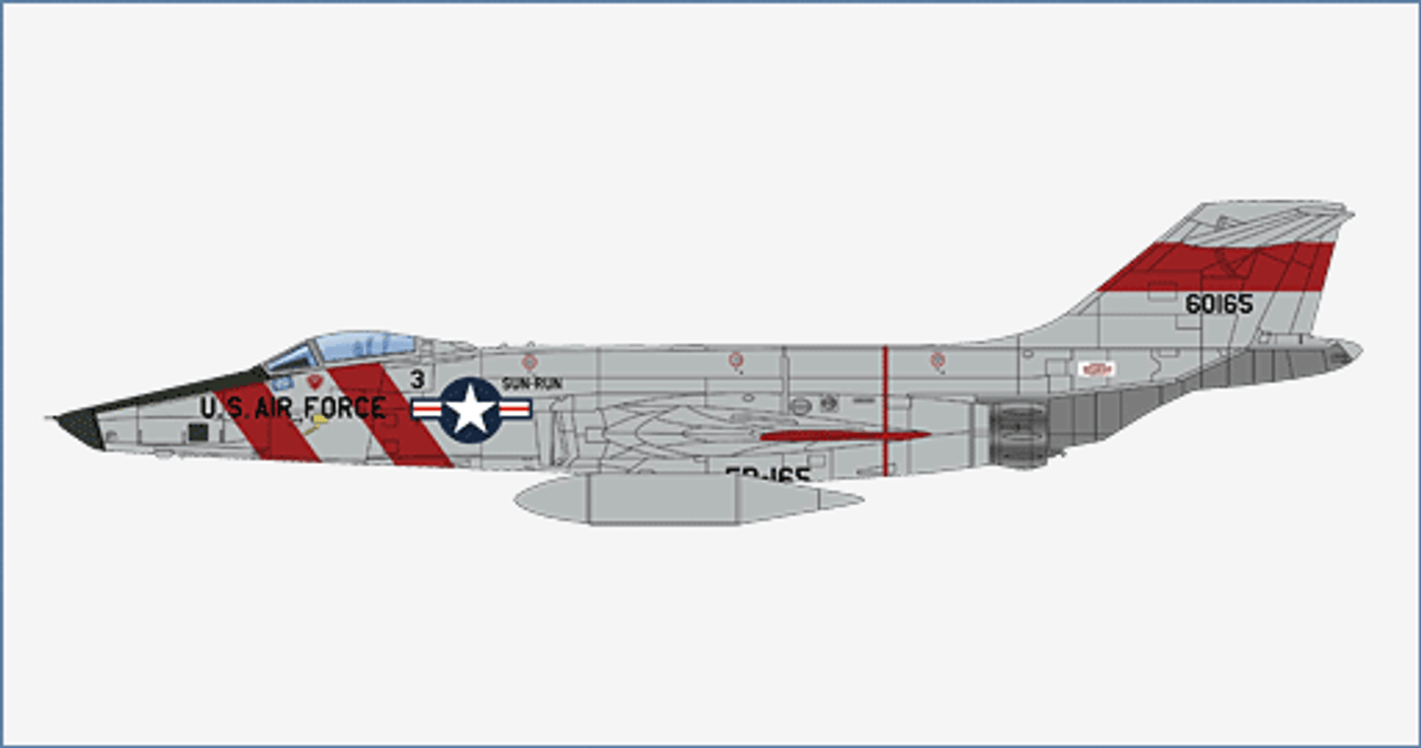 1/72 RF-101C Voodoo ‘Operation Sun Run’ 60165, 363rd TRW, 27th Nov, 1957 - HA9301