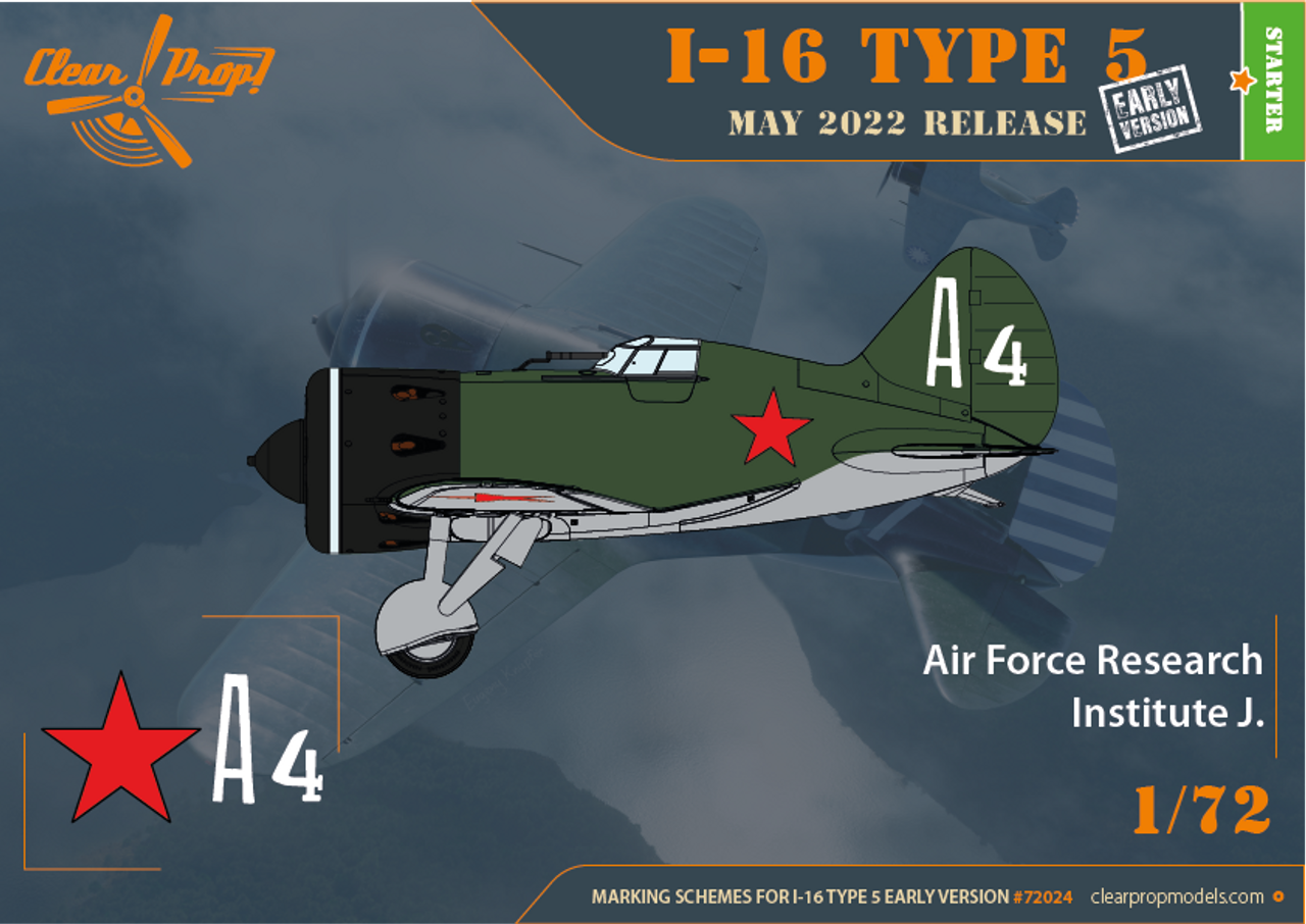 1/72 I-16 Type 5 Early Version - 72024