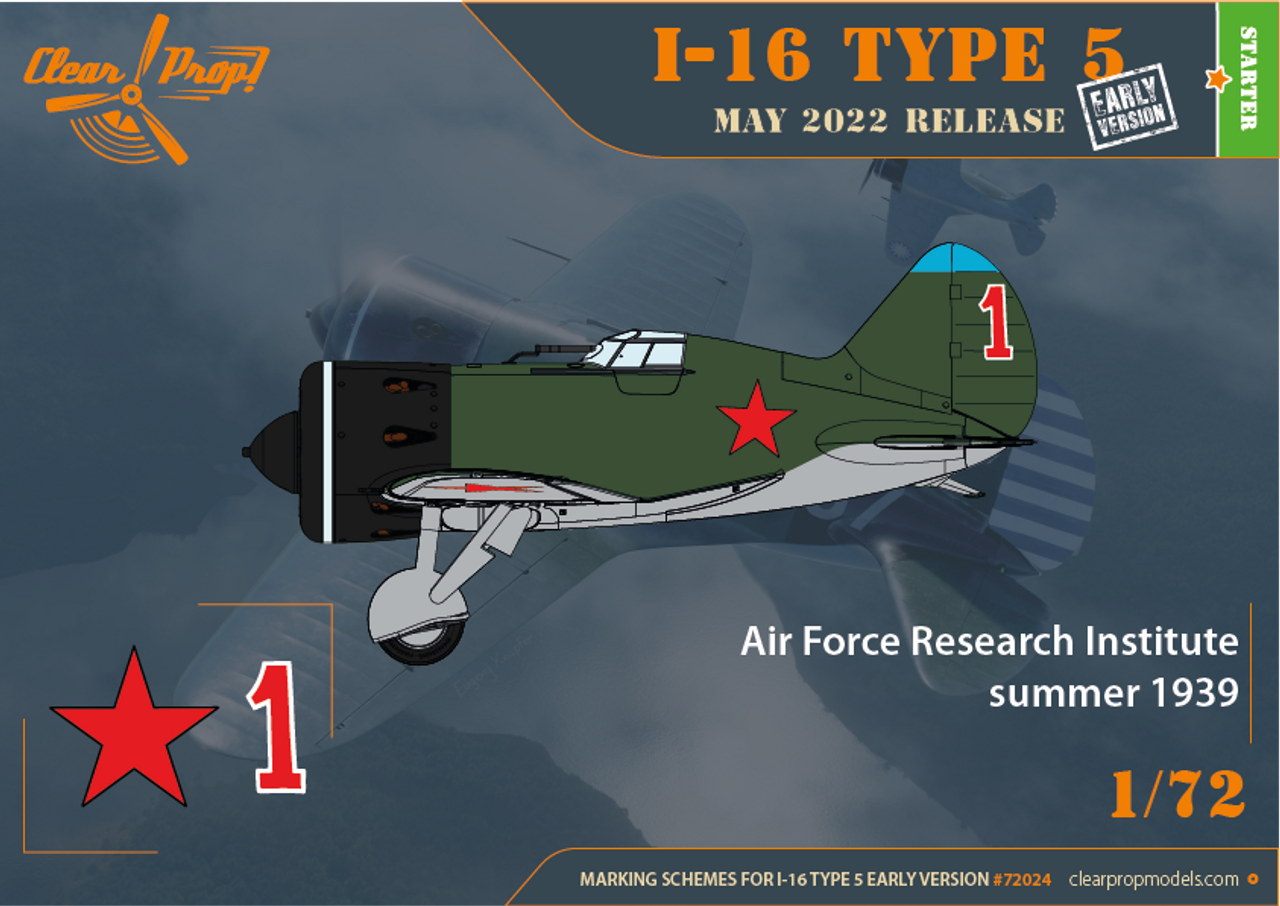 1/72 I-16 Type 5 Early Version - 72024