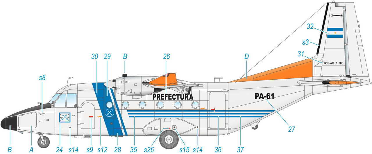 1/72 CASA C-212-300/400 'Long Nosed Casas' - 72489