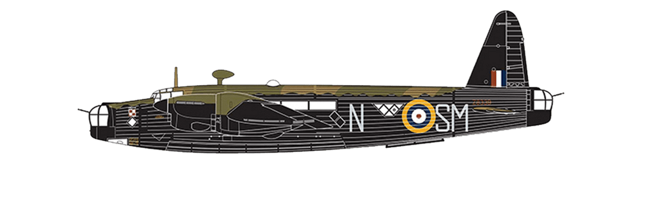 1/72 Vickers Wellington Mk II - A08021