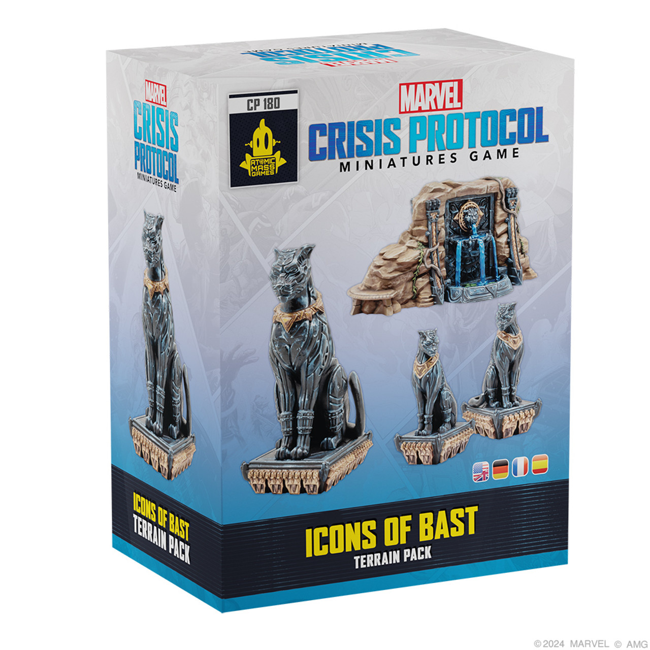 CP180 - MARVEL CRISIS PROTOCOL: ICONS OF BAST TERRAIN PACK