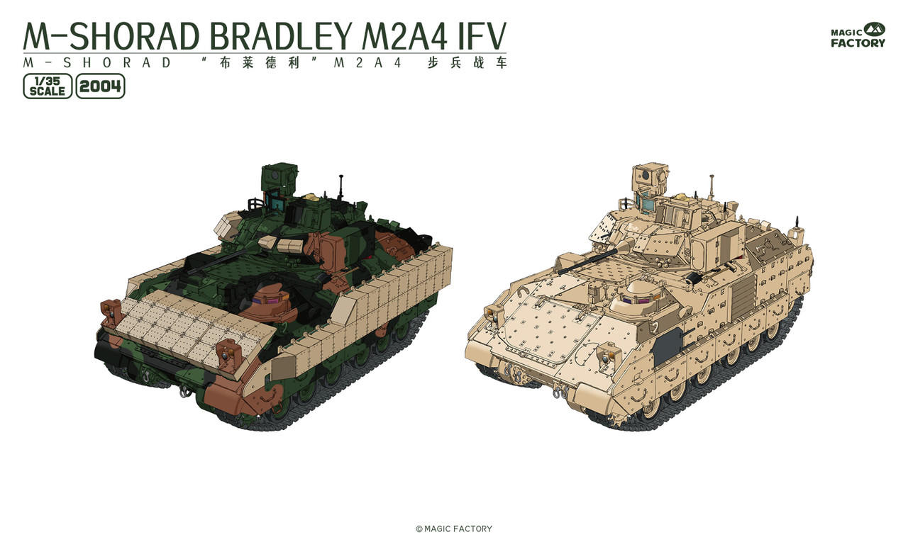 1/35 M-Shorad Bradley / M2A4 IFV (3in1)