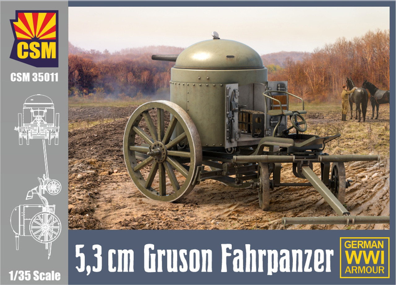 1/35 German 5.3cm Gruson Fahrpanzer