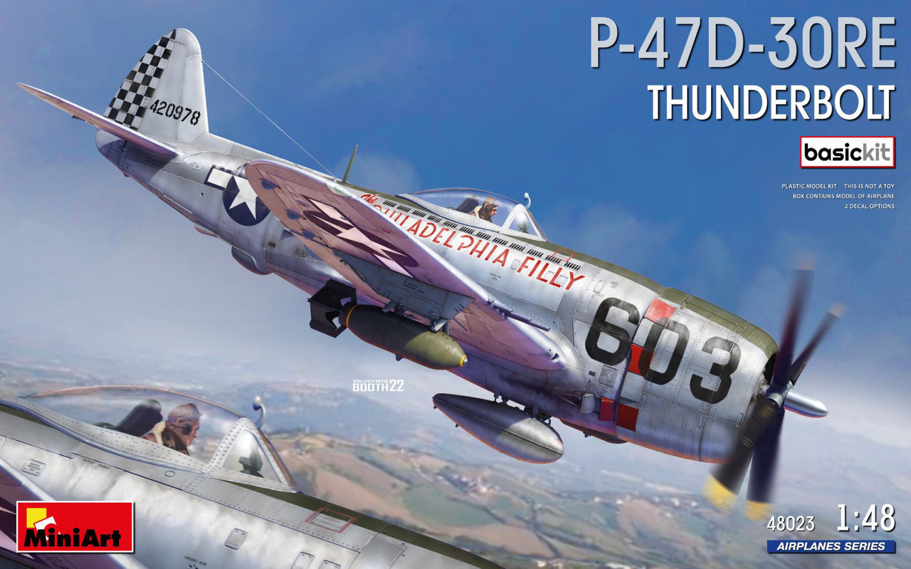 1/48 P-47D-30Re Thunderbolt Basic Kit - MIA48023