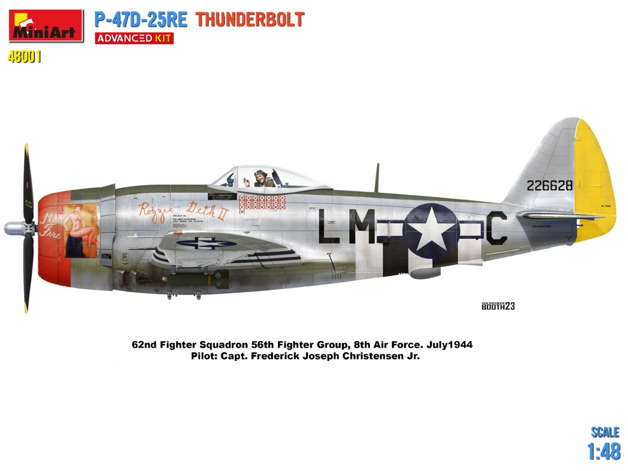 1/48 P-47D-25RE Tunderbolt (Advance kit) - MIA48001