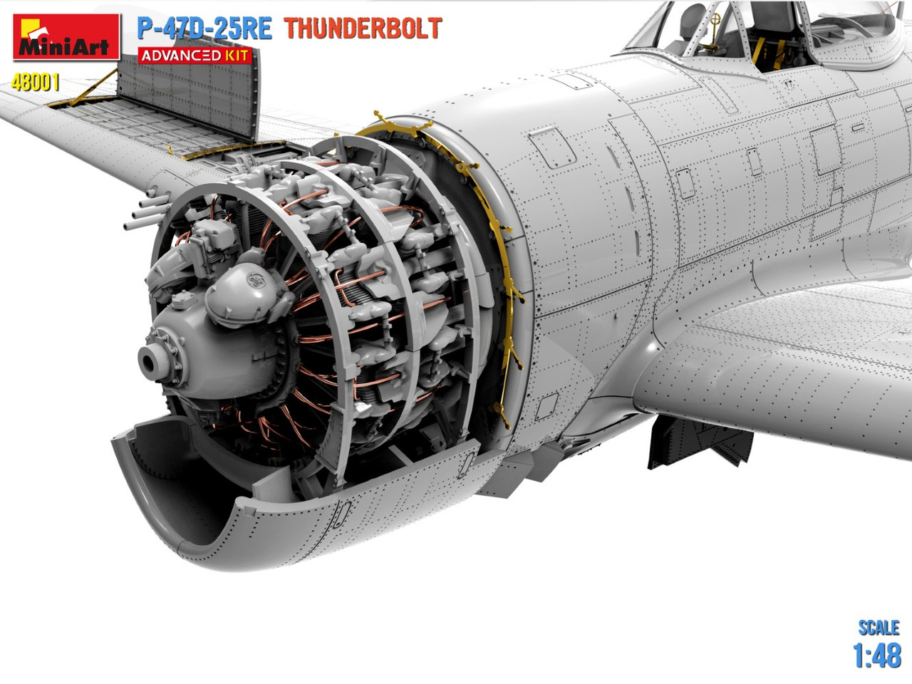 1/48 P-47D-25RE Tunderbolt (Advance kit) - MIA48001