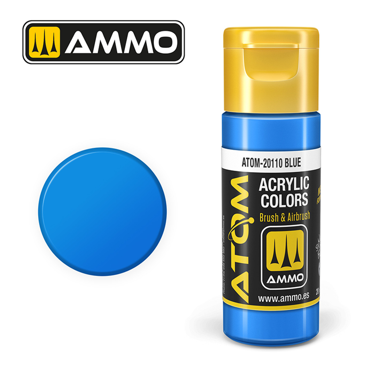 AMM20110 - ATOM Acrylic Paint: Blue RAL5019 20ml