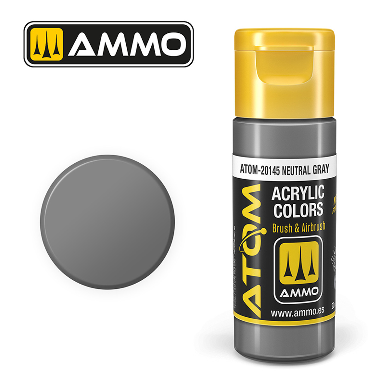 20145 ATOM Acrylic Paint - Neutral Gray FS36122 (20ml)