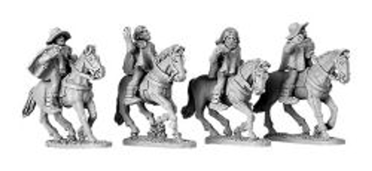 XYS18232 - Thessalian Cavalry w. cloaks (4 riders w. horses)