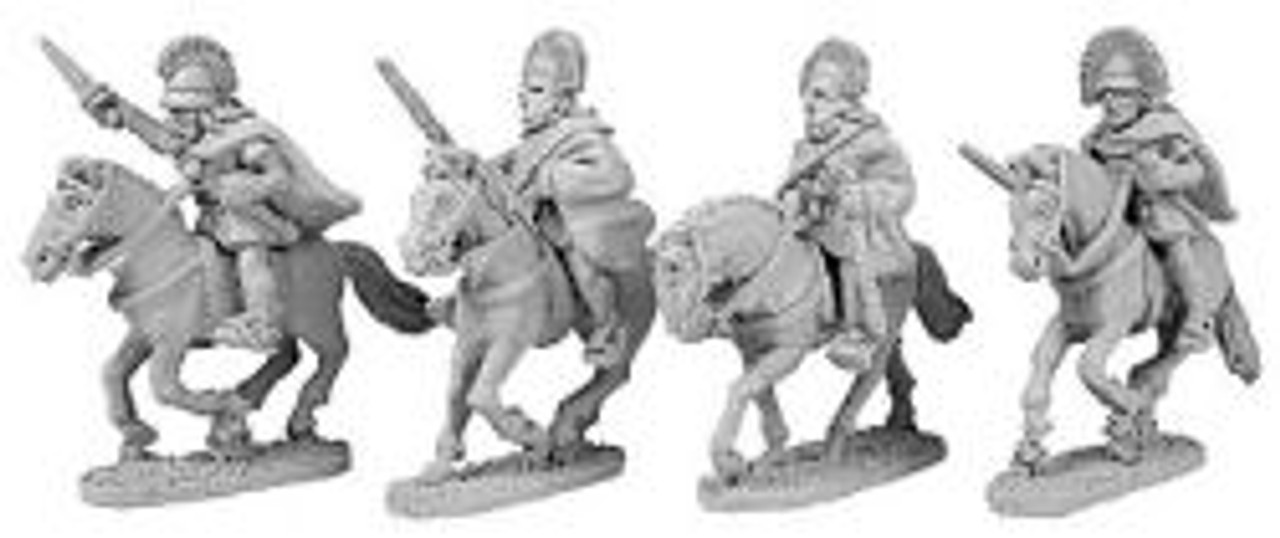 XYS18257 - Mtd. Spartan Generals (4 riders w. horses)