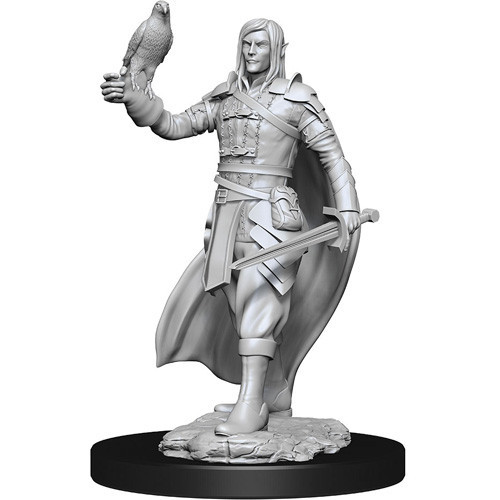 Miniatura Sin Pintar Nolzur's Marvelous Unpainted Minis: Elf Male Druid - Para D&D Y Pintura