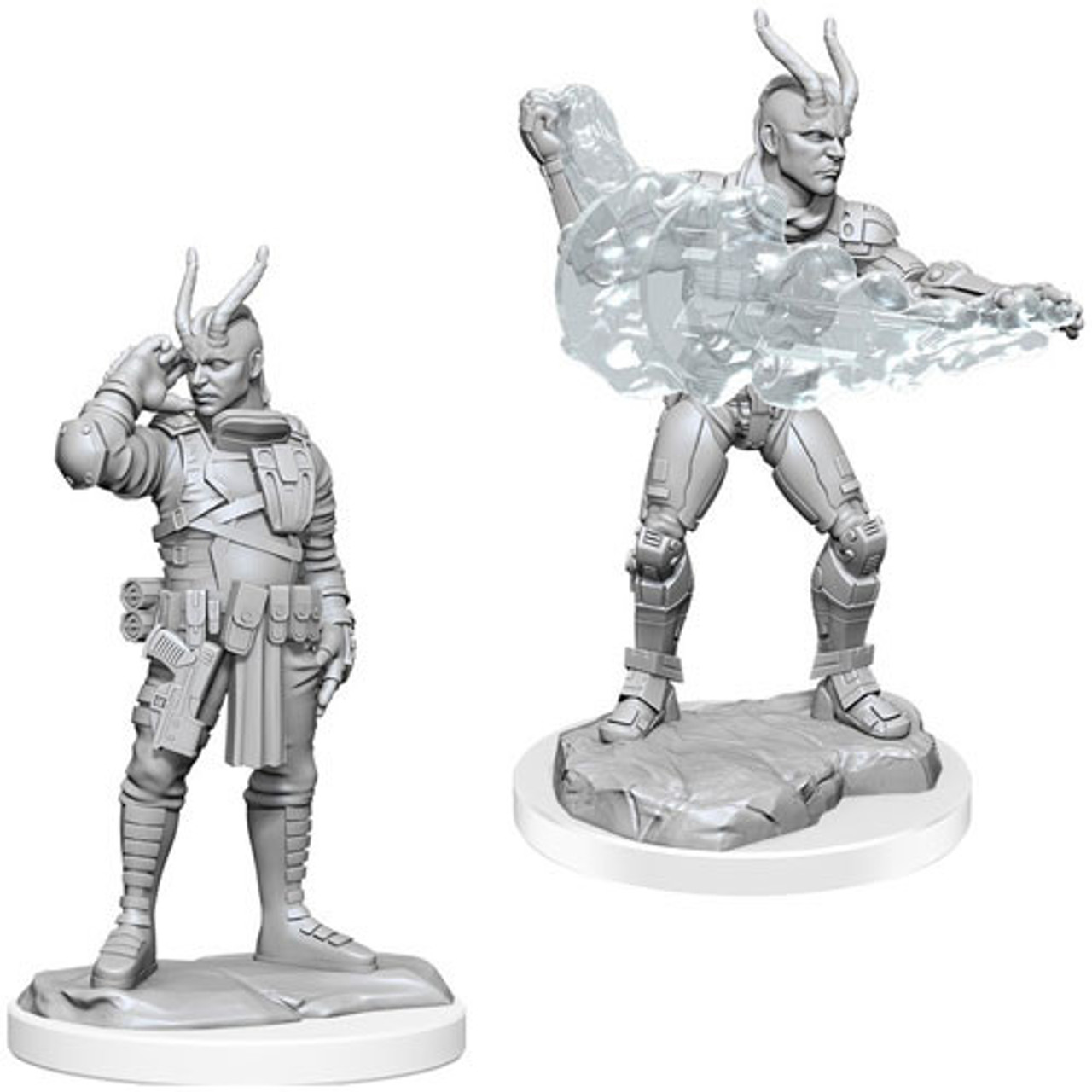 Starfinder Battles Deep Cuts Unpainted Minis: W2 Male Lashunta Technomancer