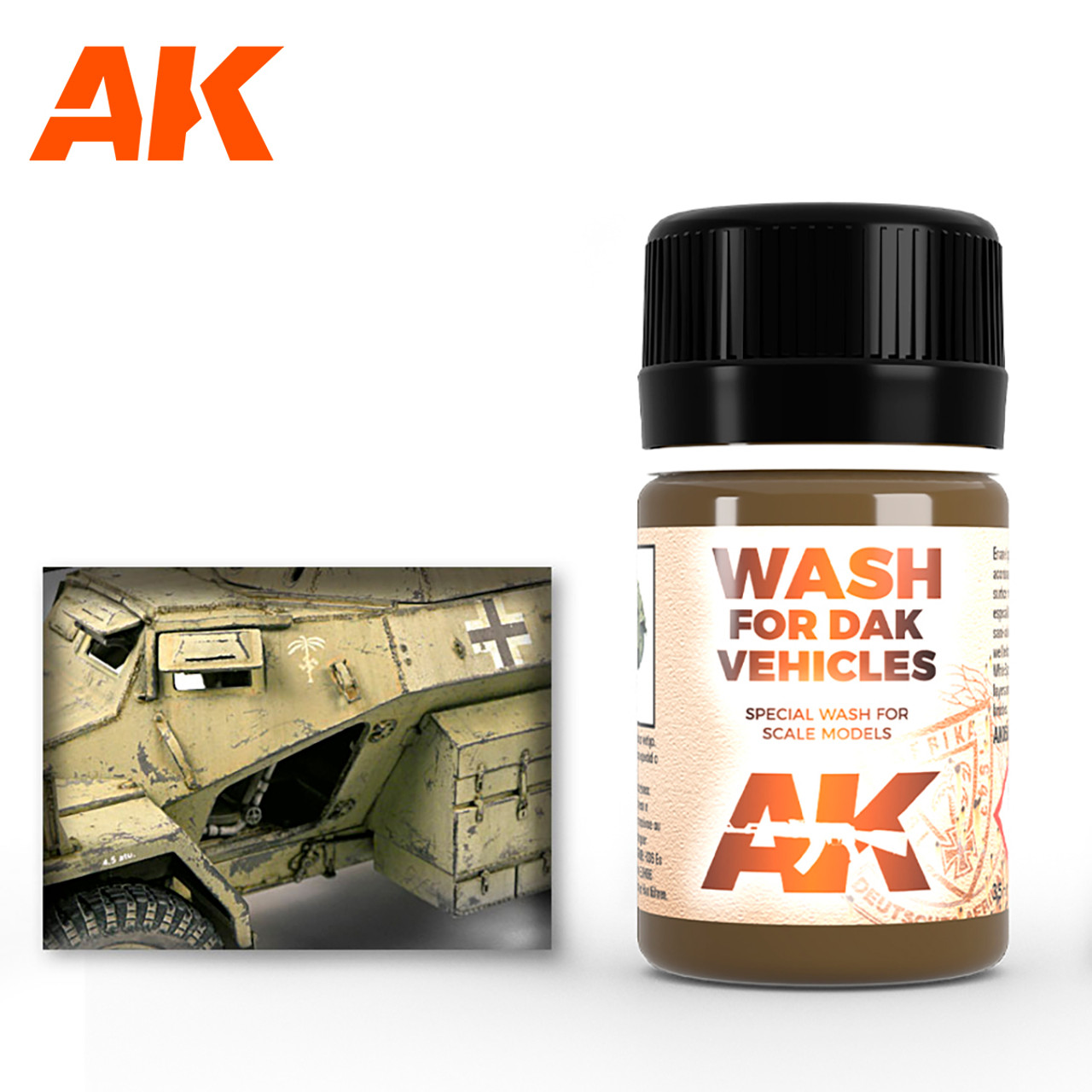 AK Weathering AK066 - Wash for DAK Africa Korp Vehicles