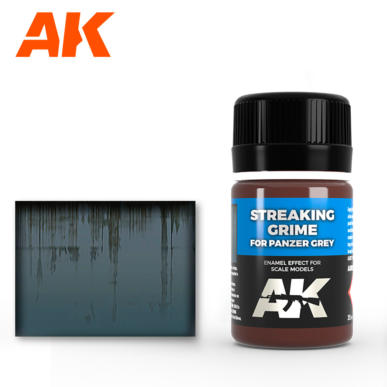 AK Weathering AK069 - Streaking Grime for Panzer Grey
