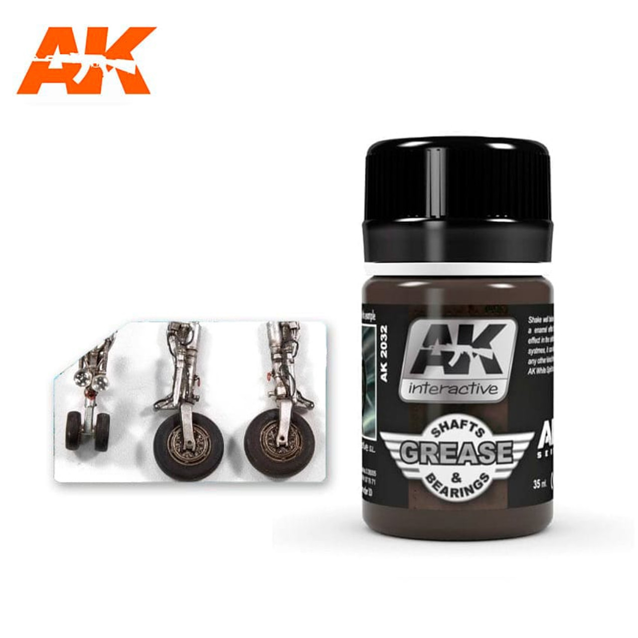 AK Weathering Grease Shafts & Bearings - AK2032